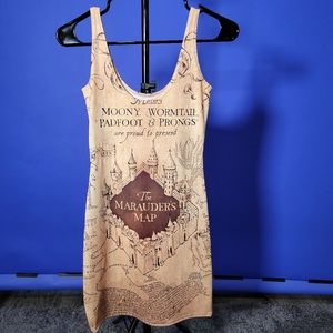 Blackmilk Harry Potter Mauraders Map Dress